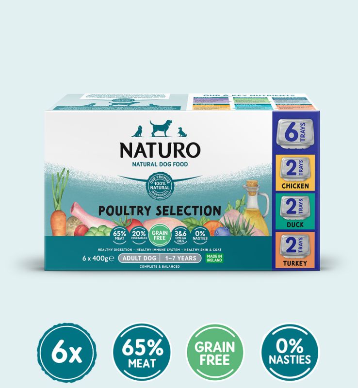 Adult Dog Poultry Selection Grain Free Variety Pack 400g x 6